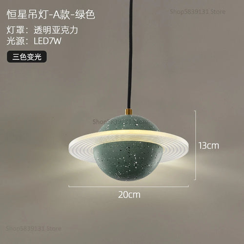 suspension modernes en ciment led pour restaurant barre lumineuse - vue 10 sur 23