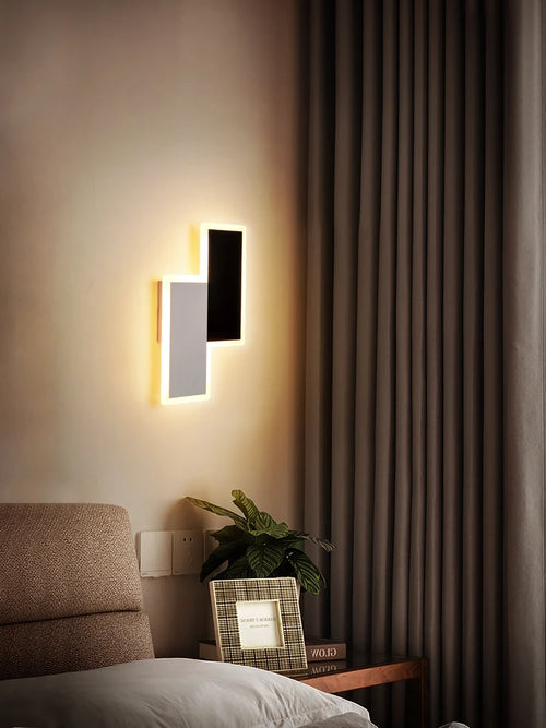 applique murale led moderne simple art décoratif luminaire - vue 4 sur 10