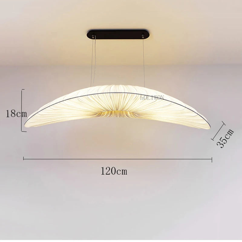 Lustre en tissu marin de luxe style voilier - vue 13 sur 14