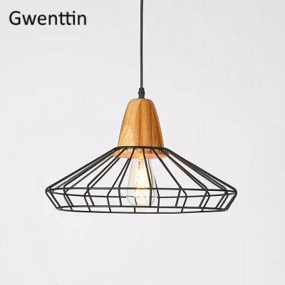 suspension moderne en bois avec éclairage led pour plantes - vue 12 sur 12