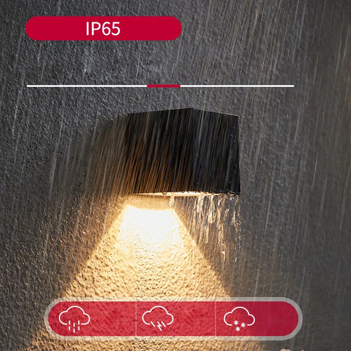 Applique solaire extérieure lumineuse appliques murales solaire petite Squa jardin couloir terrasse corps humain induction IP65 étanche Lighti - vue 3 sur 9