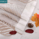Voilage tulle brodé fleurs style européen salon chambre