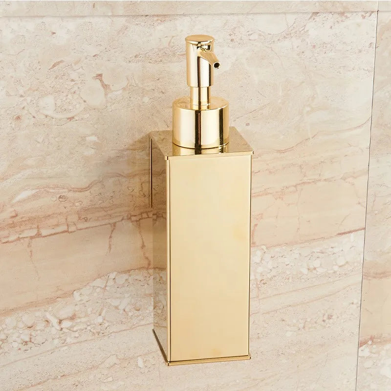 distributeur de savon liquide mural en acier inoxydable pour gel douche - vue 4 sur 18