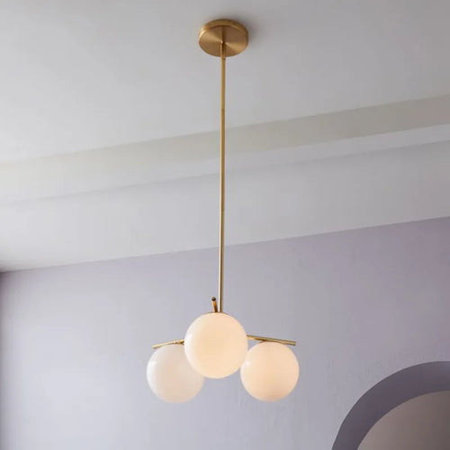 lustre moderne led nordique pour cuisine et restaurant - vue 5 sur 8