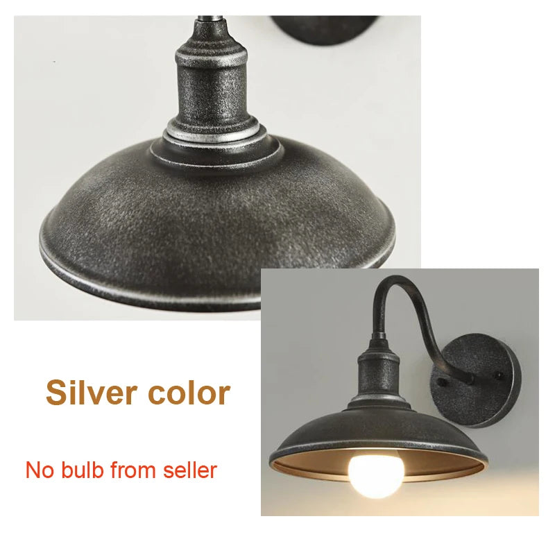 lumière extérieure étanche style loft américain vintage - vue 11 sur 12