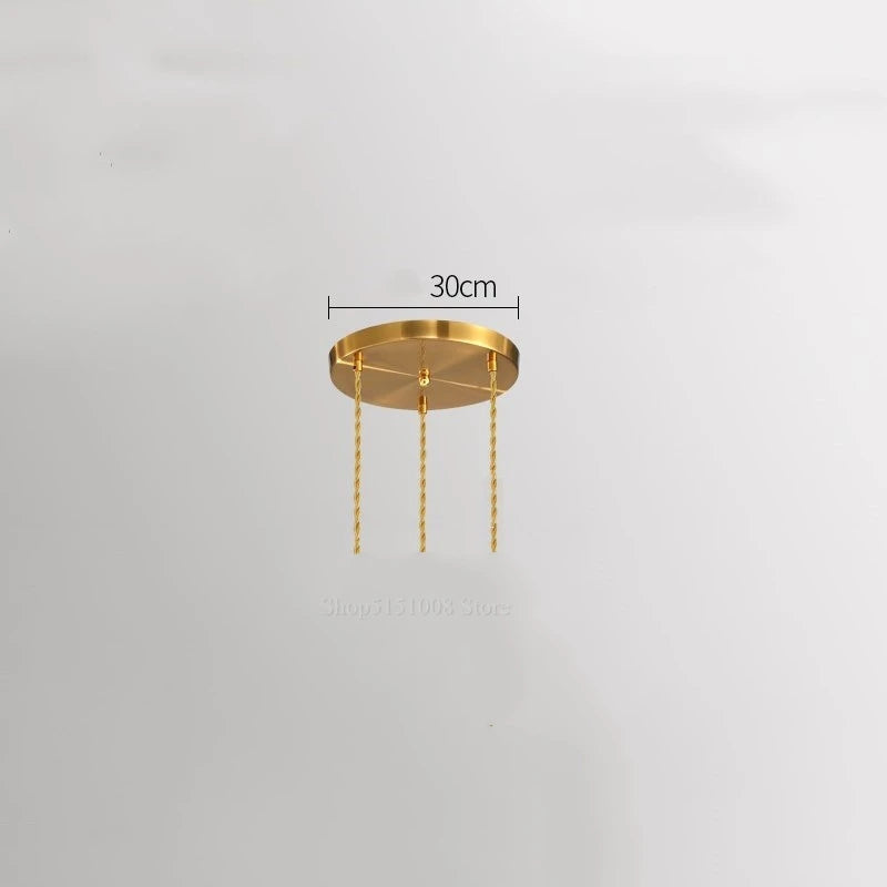 suspension LED en verre design moderne simpliste - vue 12 sur 12