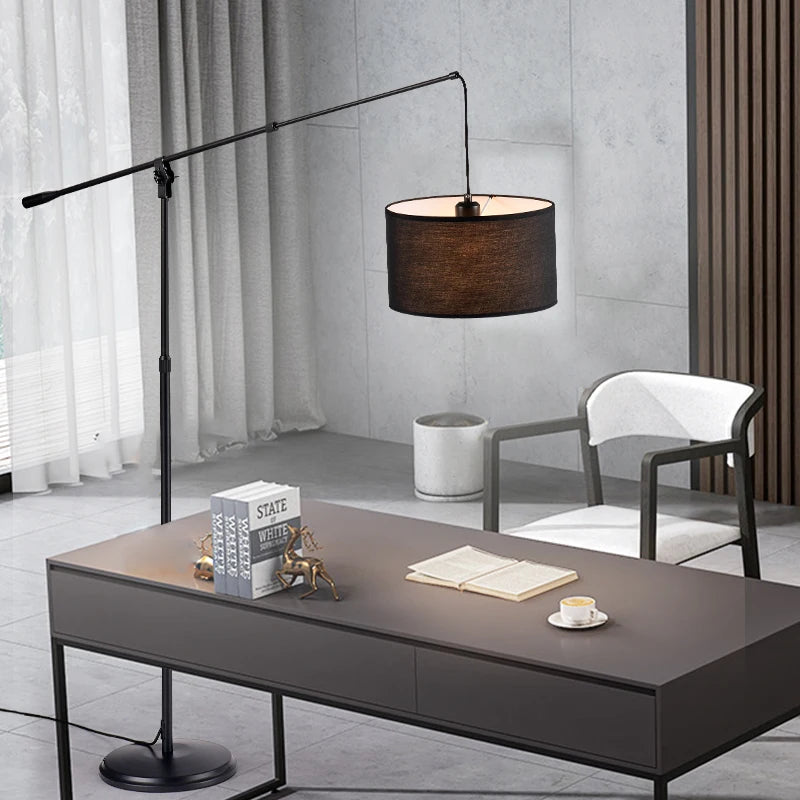 lampadaire créatif nordique moderne en tissu pour décoration intérieure - vue 3 sur 6