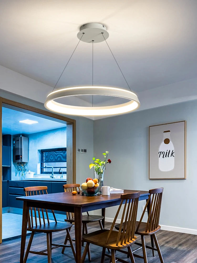 lustre minimaliste moderne pour restaurant et cuisine - vue 2 sur 7
