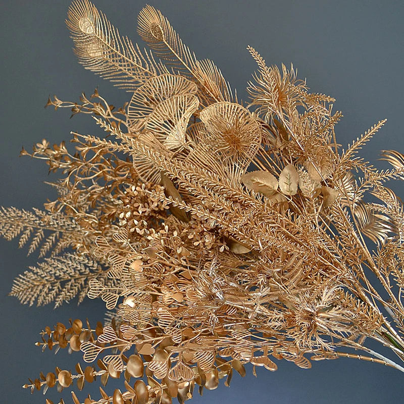 feuilles de palmier artificielles pour décoration de mariage et Noël - vue 3 sur 27