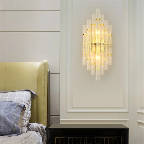 applique murale moderne led en cristal design élégant pour intérieur - vue 4 sur 23