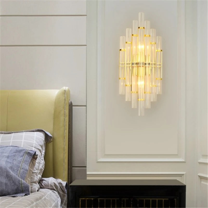 applique murale moderne led en cristal design élégant pour intérieur - vue 3 sur 23