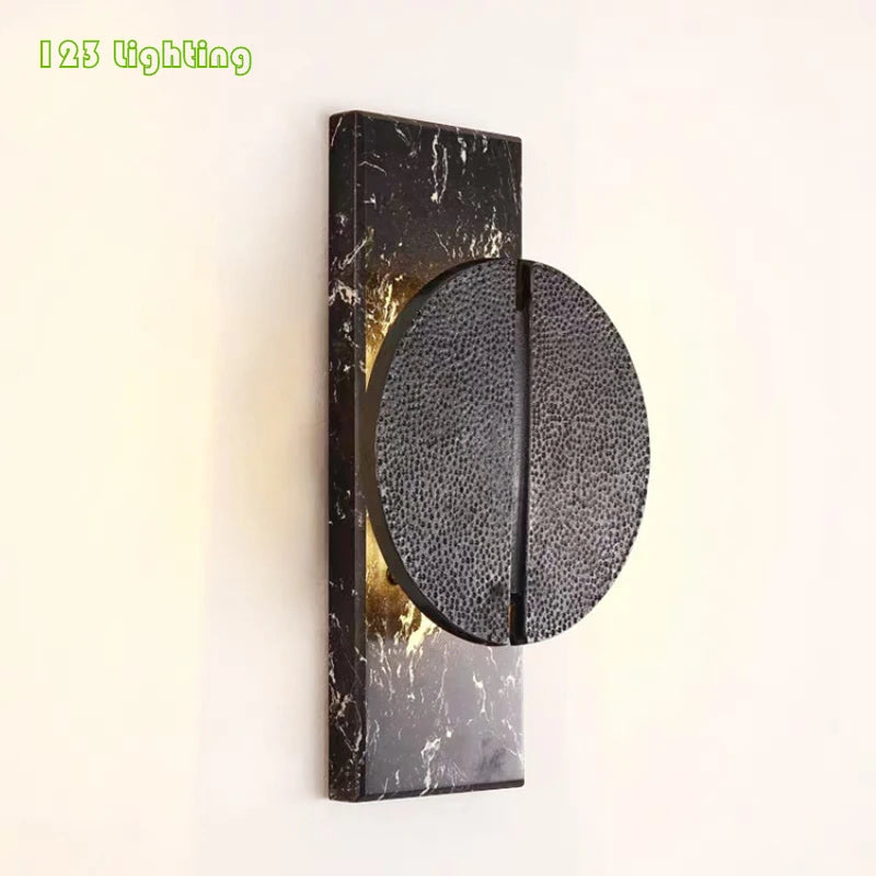 applique murale en marbre naturel pour décoration moderne et ambiance chaleureuse - vue 4 sur 8