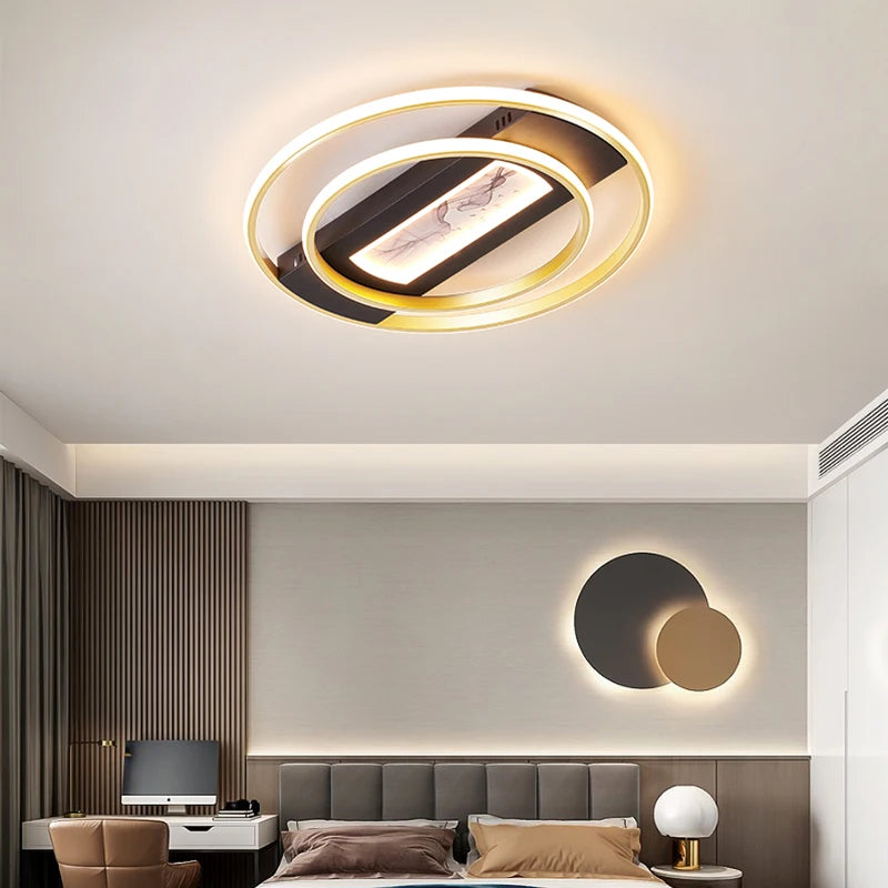 plafonniers led modernes créatifs pour éclairage intérieur - vue 5 sur 14