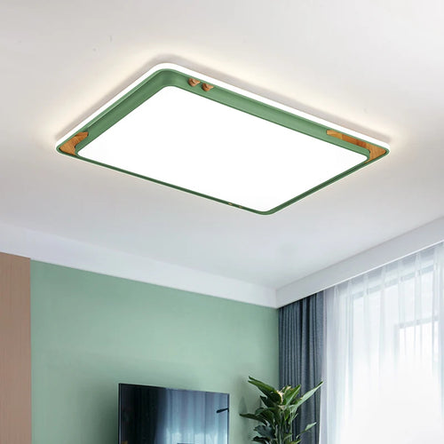 plafonniers contemporains macaron rectangle éclairage intérieur décoration - vue 3 sur 15