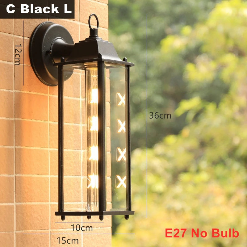 applique murale led rustique en fer vintage pour intérieur et extérieur - vue 14 sur 23