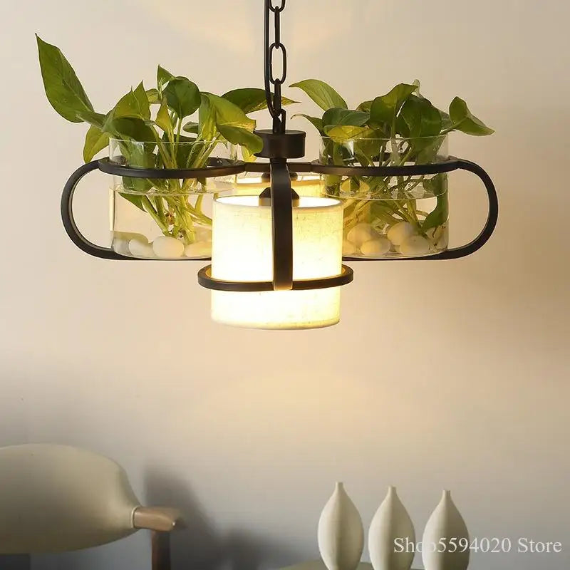 suspension industrielle simple art fer moderne chinoise - vue 4 sur 13