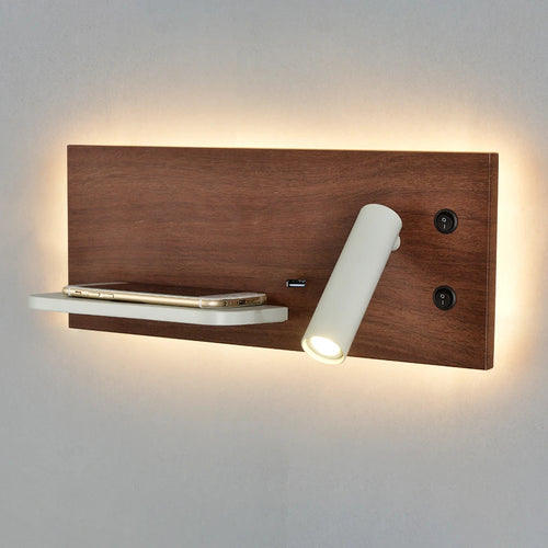 Tokili Applique murale LED avec chargeur USB et sans fil - vue 2 sur 18