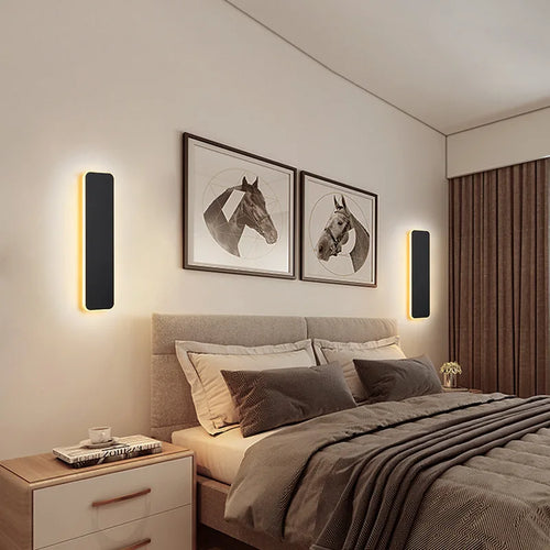 applique murale led tactile pour chambre et escalier - vue 4 sur 18