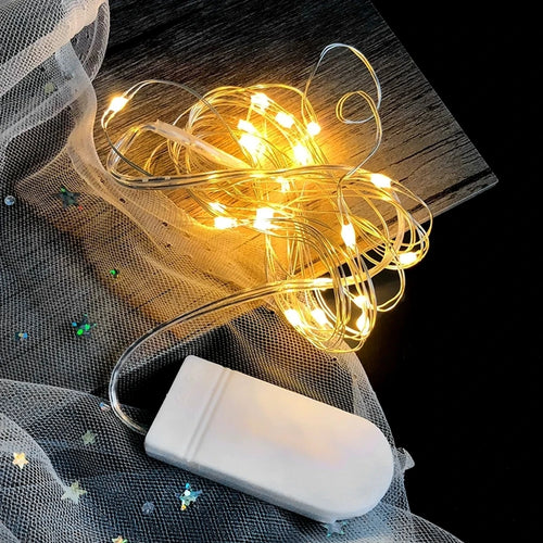 guirlande lumineuse led en fil de cuivre pour décoration intérieure - vue 2 sur 18