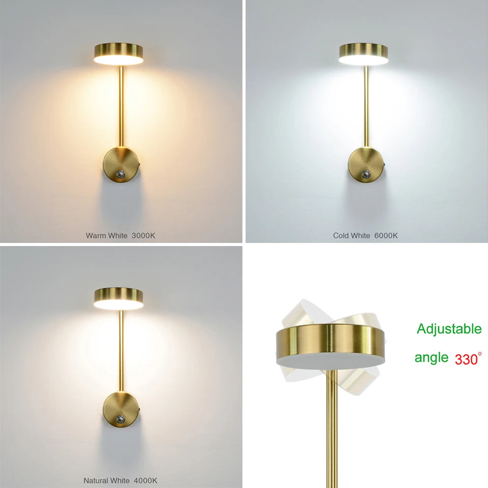 applique murale led gradation tactile - vue 6 sur 7