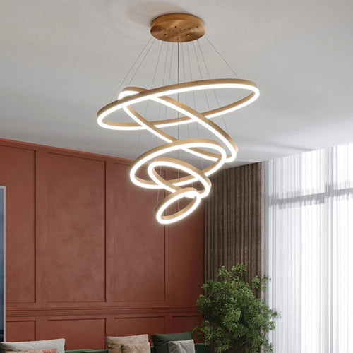 lustre moderne pour éclairage intérieur décoratif suspendu - vue 2 sur 18