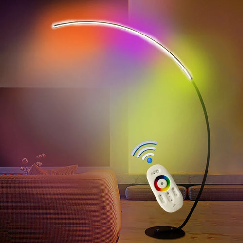 Lampadaire LED à arc moderne nordique - vue 4 sur 8
