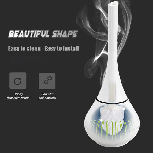brosse de toilette à vidange rapide outil de nettoyage pratique - vue 3 sur 11