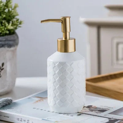 distributeurs de savon liquide en céramique pour salle de bain cadeau - vue 12 sur 11
