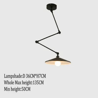 suspension nordique pliable en aluminium avec bras long led - vue 12 sur 17