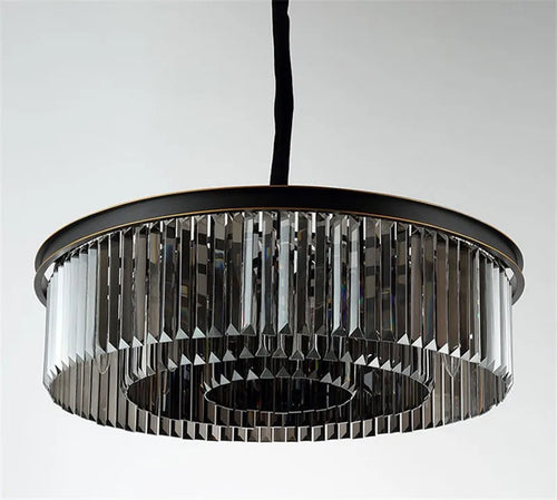 lustre moderne en cristal pour restaurant et bar élégant - vue 9 sur 15