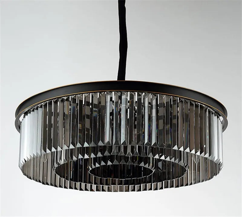 lustre moderne en cristal pour restaurant et bar élégant - vue 9 sur 15