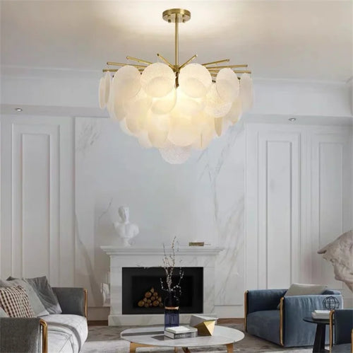lustre moderne en verre pour un éclairage élégant et raffiné - vue 7 sur 6