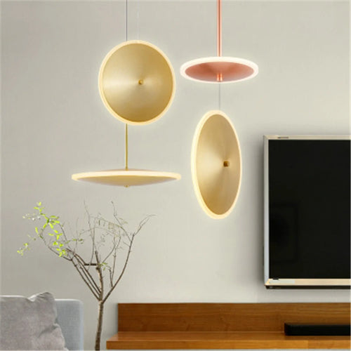 suspension nordique créative en métal pour intérieur moderne - vue 4 sur 8