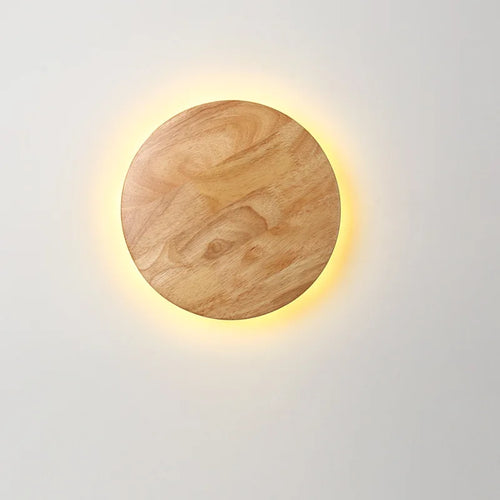 applique murale led moderne en bois avec originalité nordique - vue 2 sur 10