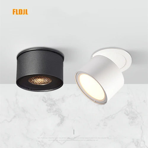 spot rotatif pliable intégré à intensité variable led rétro-éclairage éclairage intérieur - vue 2 sur 10