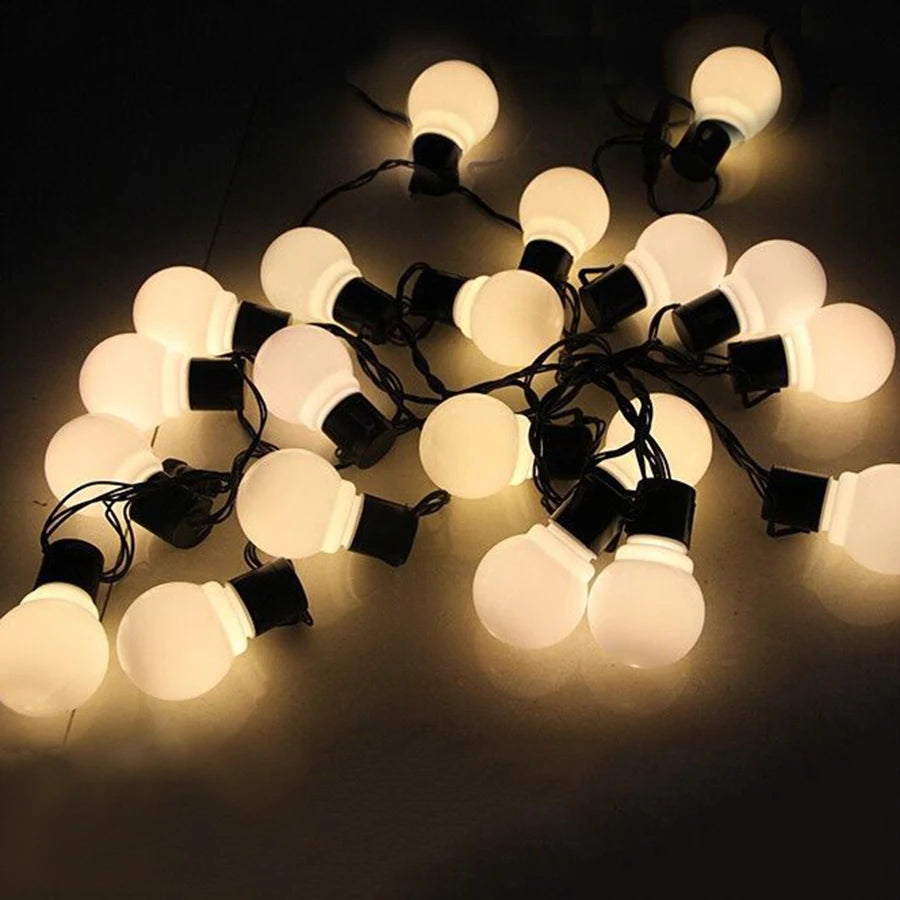 guirlande lumineuse led pour décoration extérieure festive - vue 6 sur 8