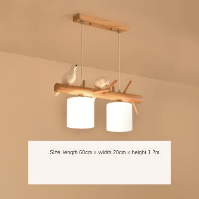 suspension créative nordique en bois pour ambiance moderne - vue 10 sur 9
