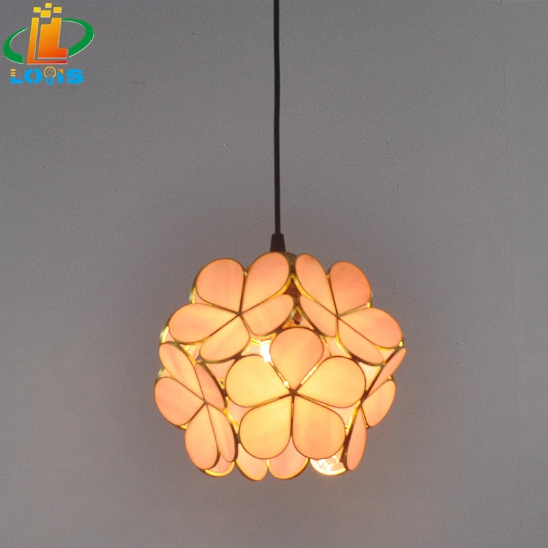 lampe à pétales en verre style nordique pour décoration intérieure - vue 17 sur 18