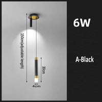 suspension led au design moderne avec long câble