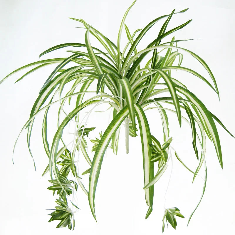 plantes artificielles suspendues à 5 fourches pour décoration intérieure - vue 5 sur 7