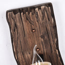 applique murale industrielle en bois pour café et restaurant