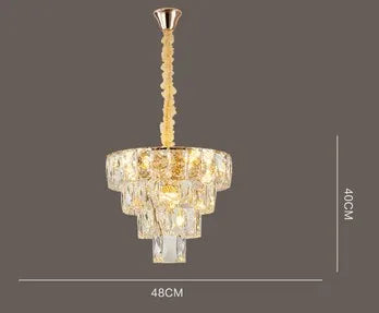 lustre en cristal design nordique pour intérieur élégant - vue 11 sur 12
