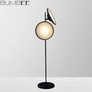 lampadaire led design nordique double corne éclairage moderne