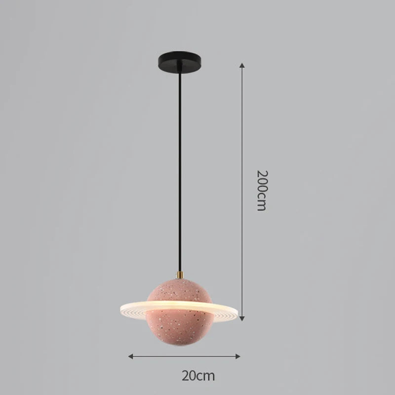 suspension en résine planet pour décoration intérieure moderne - vue 18 sur 18