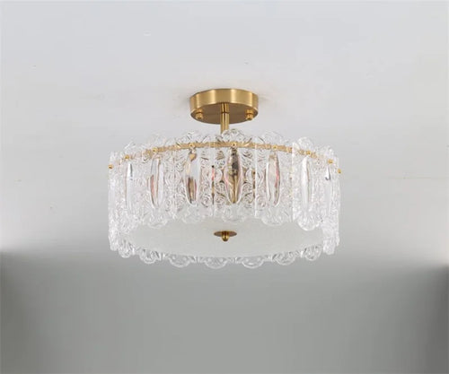 lustre rond en verre artistique pour intérieur moderne - vue 7 sur 15