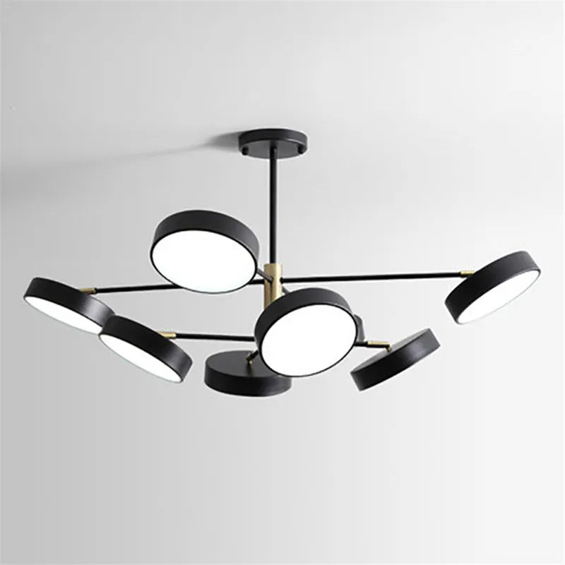 lustre led moderne nordique simple pour décoration intérieure - vue 5 sur 11