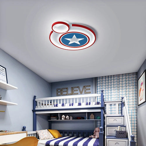 plafonnier led créatif avec télécommande pour enfant décoratif mignon - vue 5 sur 10