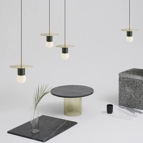 suspension en marbre design nordique pour intérieur élégant - vue 4 sur 8