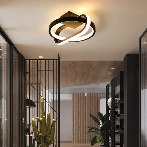 Suspension LED moderne chaud/froid décoration éclairage - vue 3 sur 12