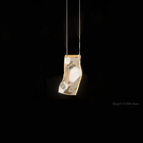 lustre led moderne pour escalier et magasin de vêtements - vue 10 sur 15